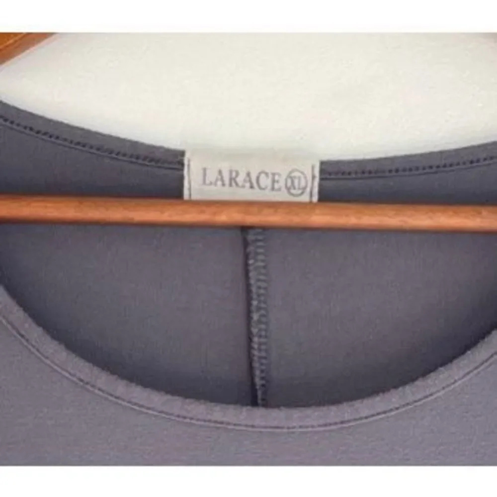 Larace Crew Neck Swing Flare Solid Sleeveless Tank Top Size XL